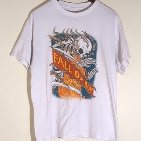 Fall Out Boy Other - Fall Out Boy White Graphic Tee